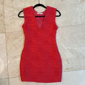 Millau Pink Bodycon Mini dress